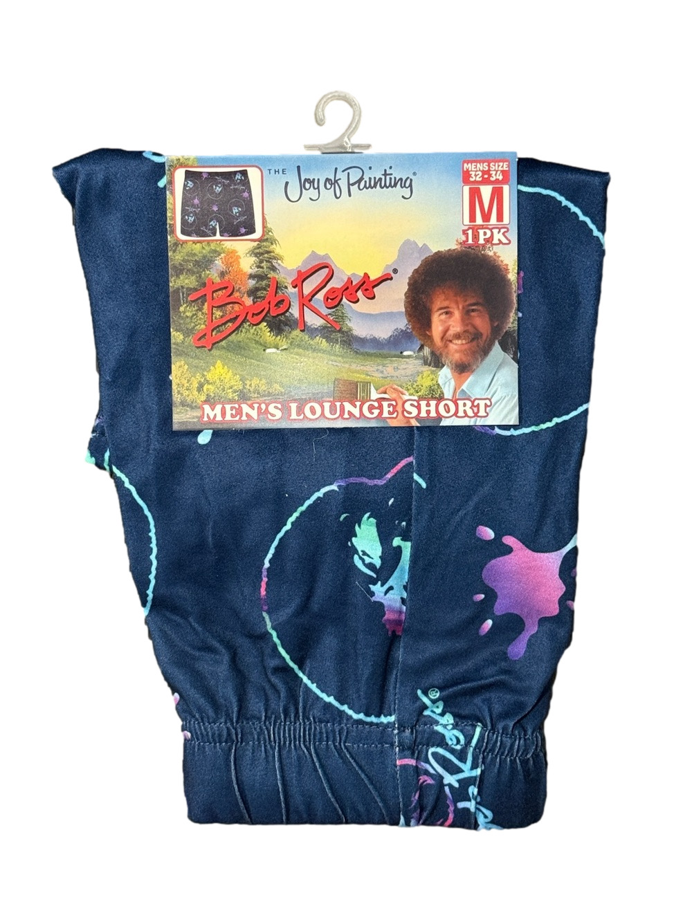 Mens Bob Ross Licensed Lounge Shorts - Size Medium - NWT